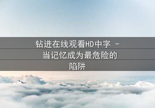 钻进在线观看HD中字 - 当记忆成为最危险的陷阱