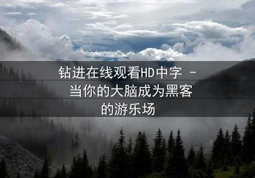 钻进在线观看HD中字 - 当你的大脑成为黑客的游乐场