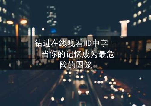 钻进在线观看HD中字 - 当你的记忆成为最危险的囚笼
