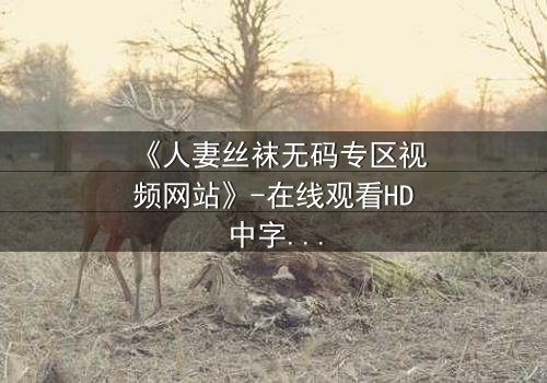 《人妻丝袜无码专区视频网站》-在线观看HD中字 - 免费1080P超清完整无删
