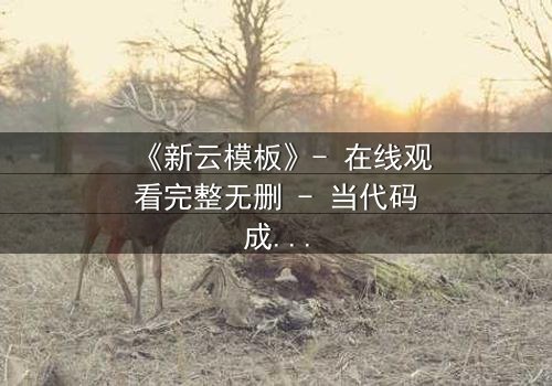 《新云模板》- 在线观看完整无删 - 当代码成为诅咒,谁将掌控命运?