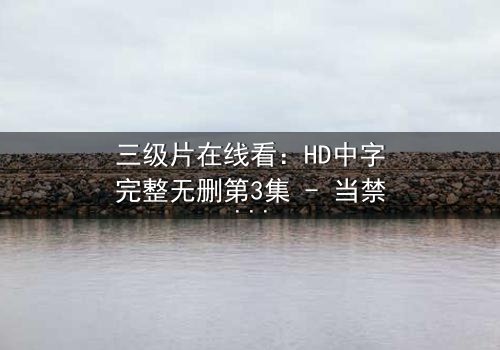 三级片在线看:HD中字完整无删第3集 - 当禁忌之恋撕裂道德底线